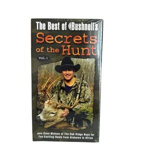Bushnell Secrets of the Hunt VHS Adult Multi Dave Watson Vol 1 Sealed